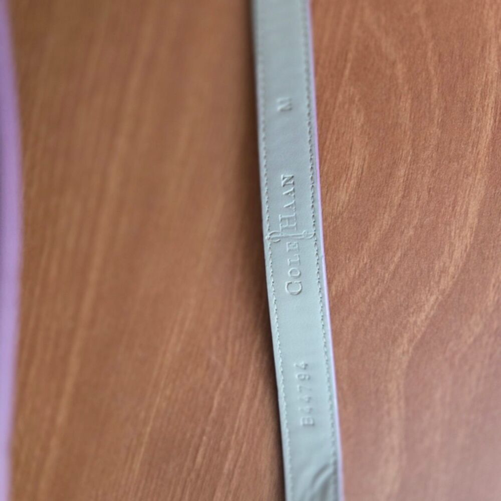 Cole Haan Vintage Leather Belt Size M | Slim Dress Belt | Made in India - Picture 4 of 12
